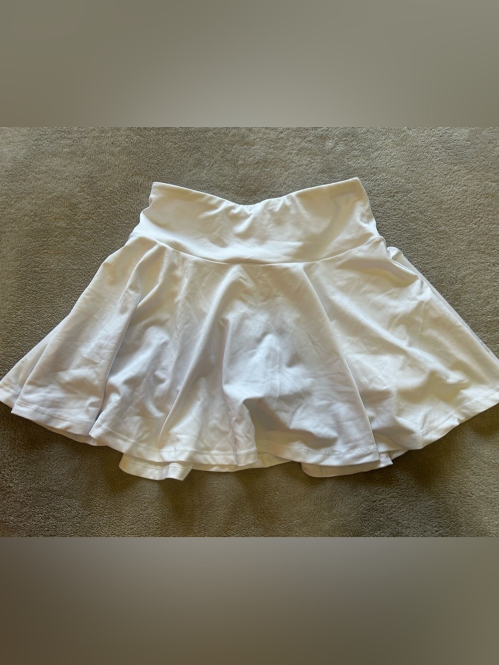 refuge White Circle Skirt